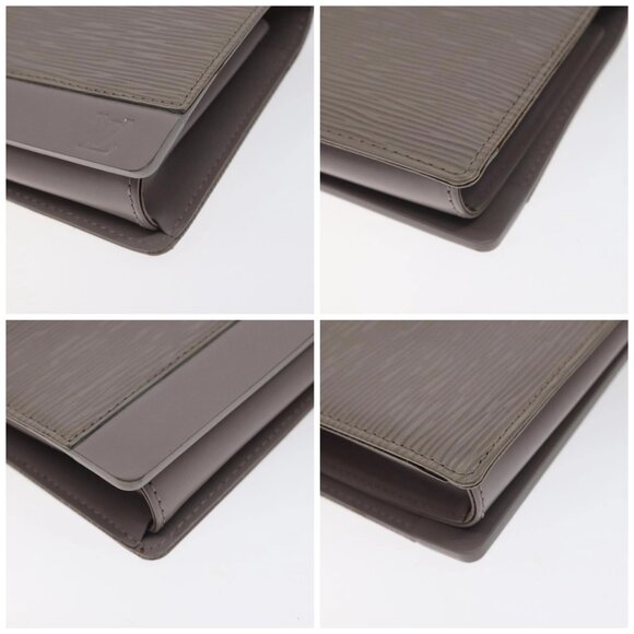 LOUIS VUITTON Epi Honfleur Clutch Bag Lilac M5273B LV Auth 129284 - Picture 14 of 16